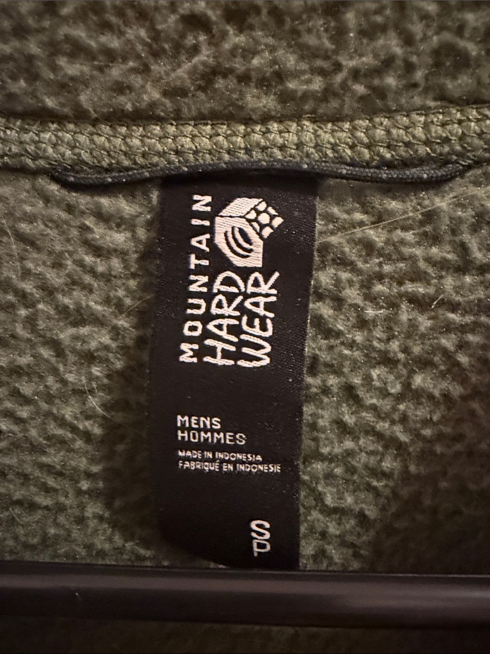 Mountain Hardwear Men’s Olive Green Sherpa Pullover Jacket - Picture 2 of 10